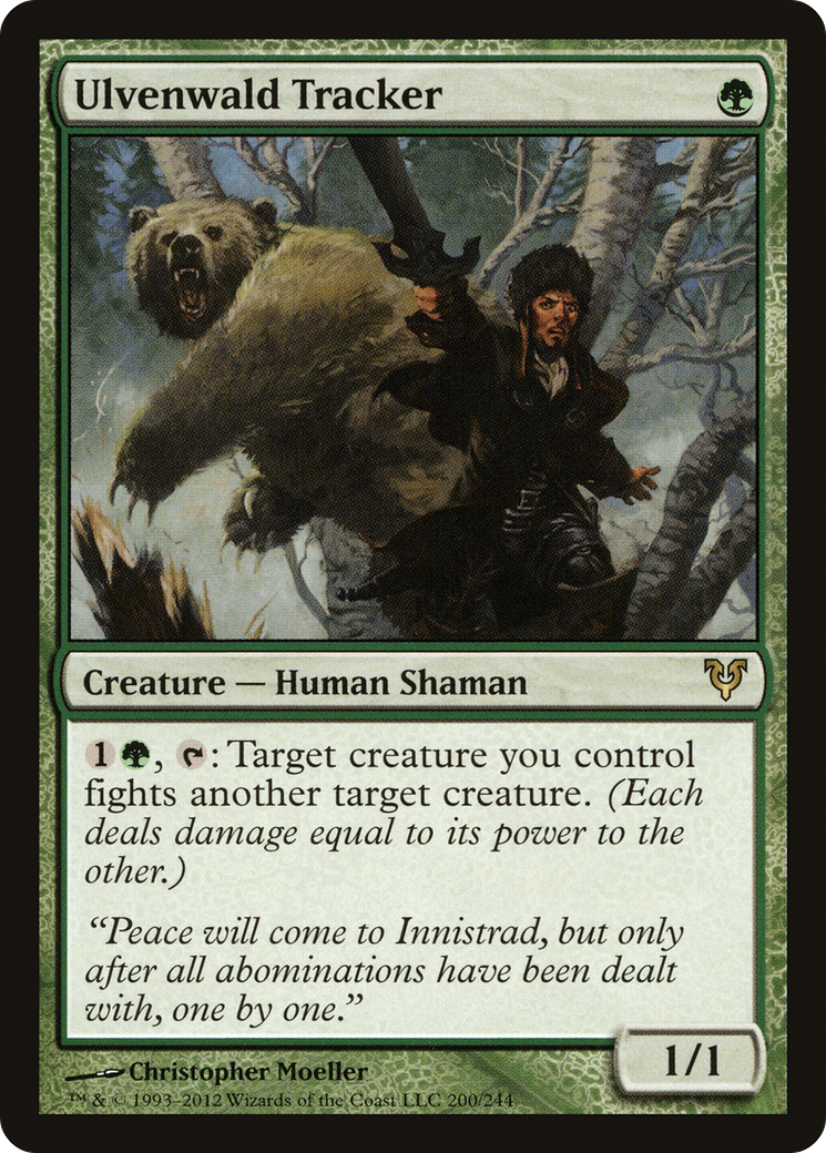 Ulvenwald Tracker (AVR-200) - Avacyn Restored - Premium MTG Single from Wizards of the Coast - Just $1.11! Shop now at Game Crave Tournament Store