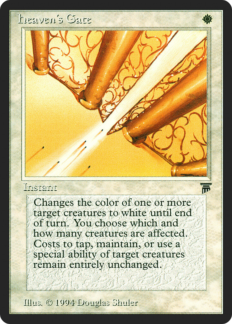 Heaven's Gate (LEG-019) - Legends - Premium MTG Single from Wizards of the Coast - Just $2.51! Shop now at Game Crave Tournament Store