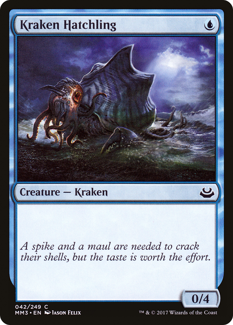 Kraken Hatchling (MM3-042) - Modern Masters 2017 Foil - Premium MTG Single from Wizards of the Coast - Just $0.08! Shop now at Game Crave Tournament Store