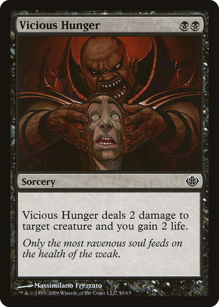 Vicious Hunger (DDD-050) - Duel Decks: Garruk vs. Liliana - Premium MTG Single from Wizards of the Coast - Just $0.08! Shop now at Game Crave Tournament Store