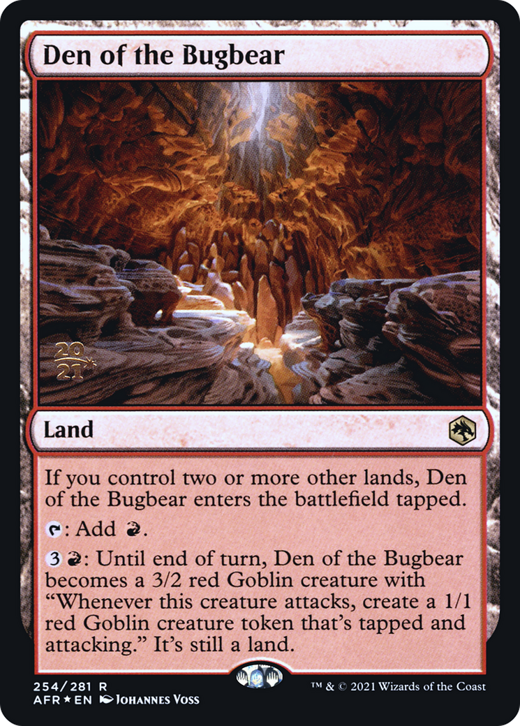 Den of the Bugbear (PAFR-254S) - Adventures in the Forgotten Realms Promos Foil - Premium MTG Single from Wizards of the Coast - Just $1.67! Shop now at Game Crave Tournament Store