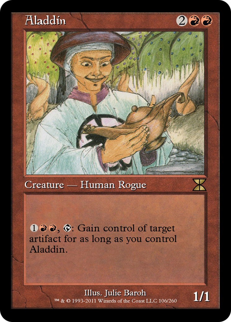 Aladdin (ME4-106) - Masters Edition IV - Premium MTG Single from Wizards of the Coast - Just $0! Shop now at Game Crave Tournament Store