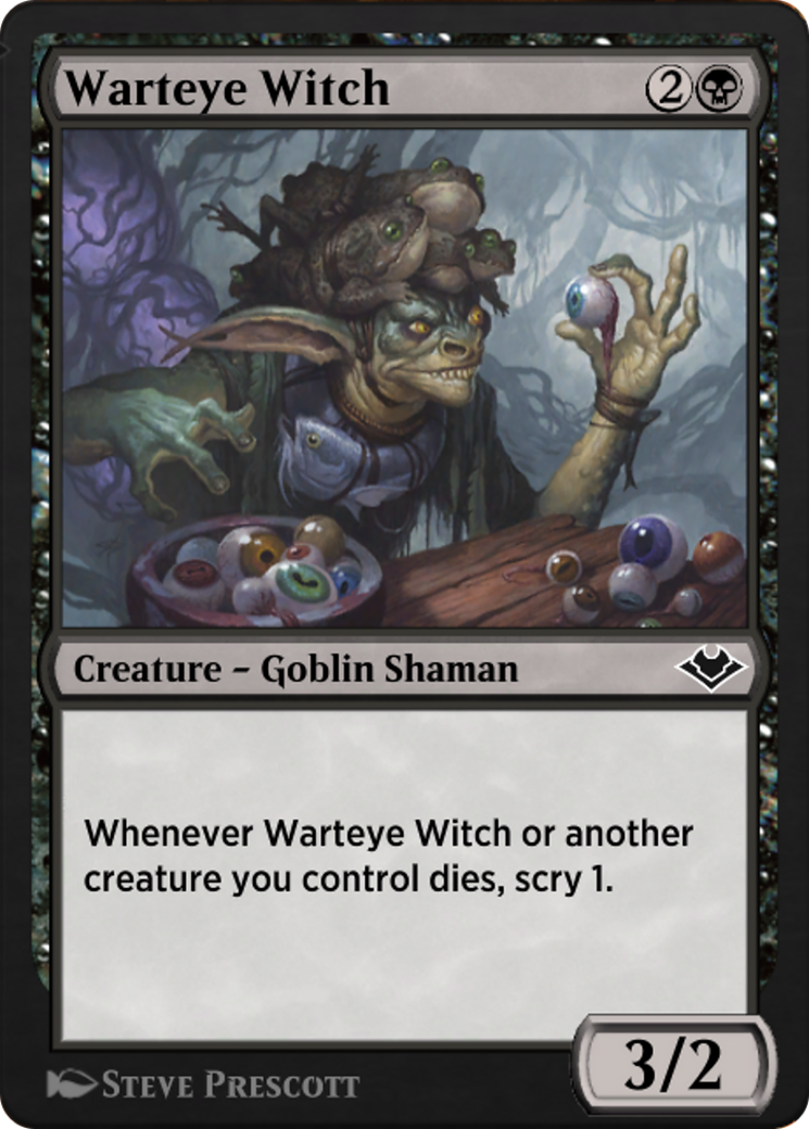 Warteye Witch (J21-404) - Jumpstart: Historic Horizons - Premium MTG Single from Wizards of the Coast - Just $0! Shop now at Game Crave Tournament Store