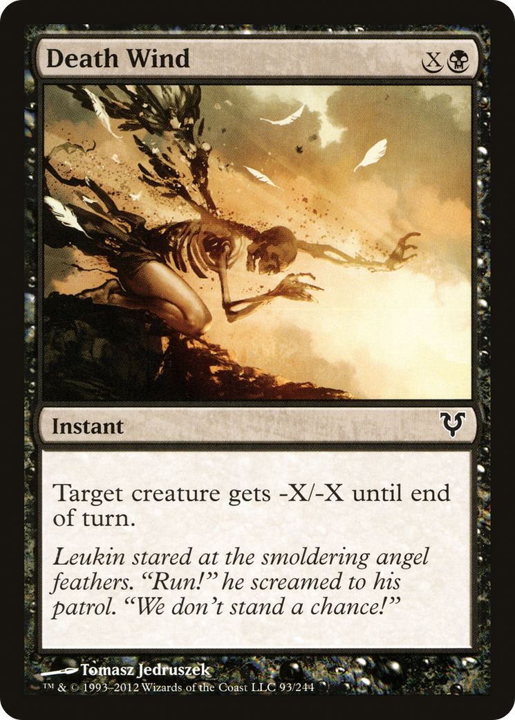 Death Wind (AVR-093) - Avacyn Restored Foil - Premium MTG Single from Wizards of the Coast - Just $0.08! Shop now at Game Crave Tournament Store