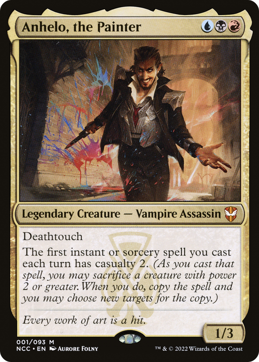 Anhelo, the Painter (NCC-001) - New Capenna Commander Foil - Premium MTG Single from Wizards of the Coast - Just $0.26! Shop now at Game Crave Tournament Store