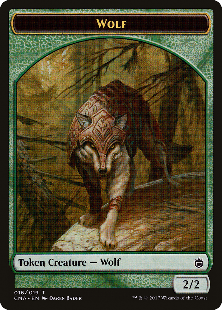 Wolf (TCMA-016) - Commander Anthology Tokens - Premium MTG Single from Wizards of the Coast - Just $0.08! Shop now at Game Crave Tournament Store