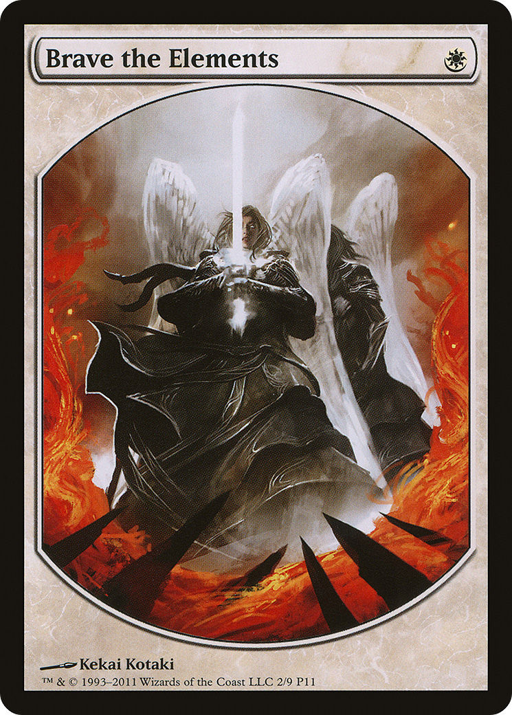 Brave the Elements (P11-002) - Magic Player Rewards 2011 - Premium MTG Single from Wizards of the Coast - Just $1.95! Shop now at Game Crave Tournament Store