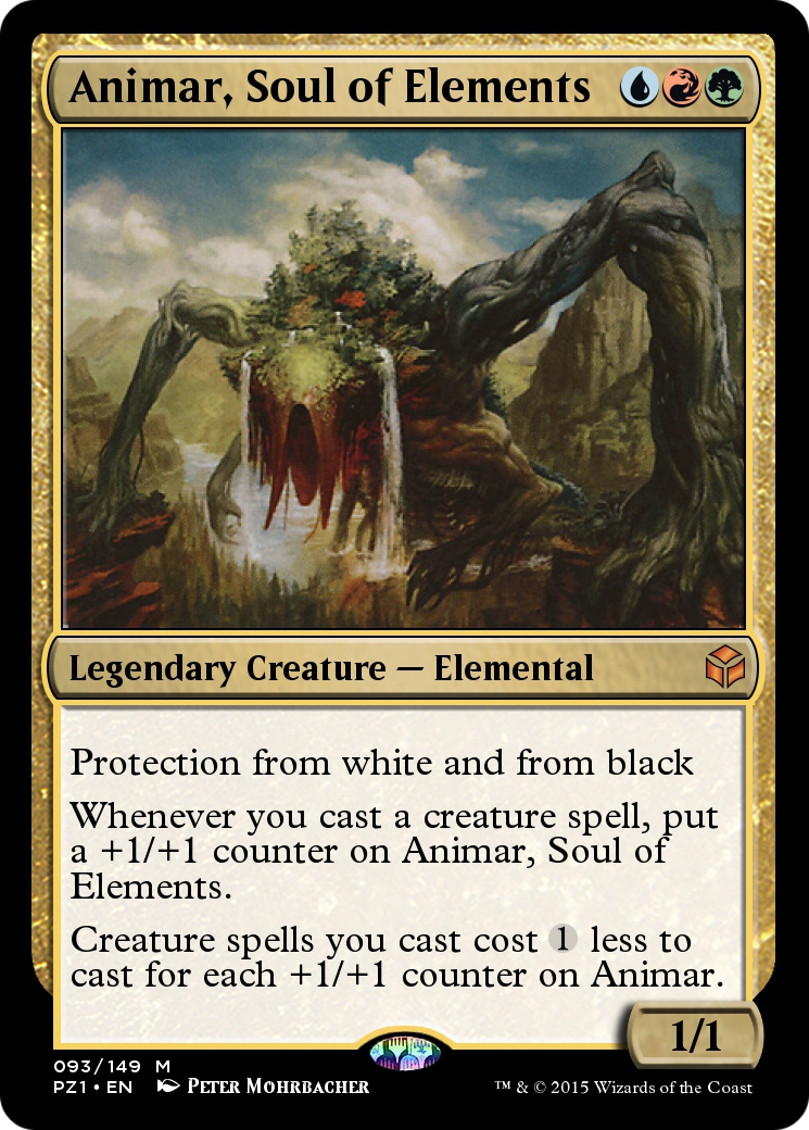 Animar, Soul of Elements (PZ1-093) - Legendary Cube Prize Pack Foil - Premium MTG Single from Wizards of the Coast - Just $0! Shop now at Game Crave Tournament Store