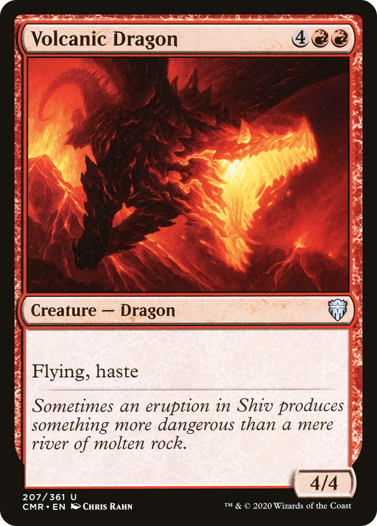 Volcanic Dragon (CMR-207) - Commander Legends Foil - Premium MTG Single from Wizards of the Coast - Just $0.08! Shop now at Game Crave Tournament Store