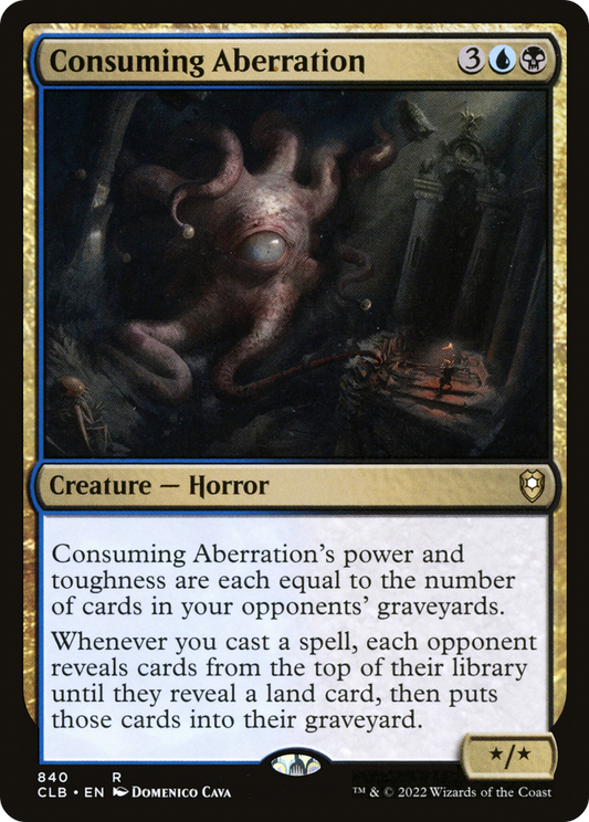 Consuming Aberration (CLB-840) - Commander Legends: Battle for Baldur's Gate - Premium MTG Single from Wizards of the Coast - Just $0.17! Shop now at Game Crave Tournament Store