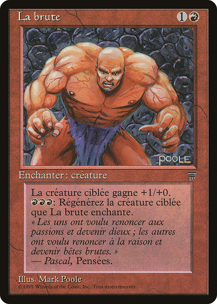 The Brute (REN-096) - Renaissance - Premium MTG Single from Wizards of the Coast - Just $1.56! Shop now at Game Crave Tournament Store