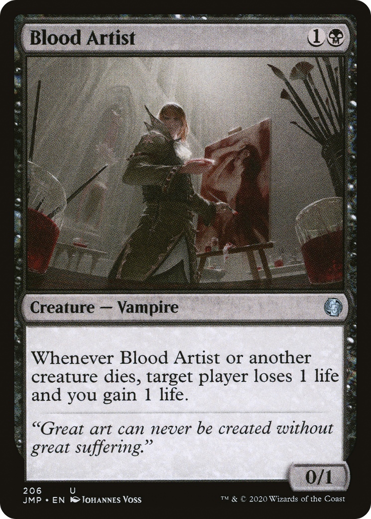 Blood Artist (JMP-206) - Jumpstart - Premium MTG Single from Wizards of the Coast - Just $0.81! Shop now at Game Crave Tournament Store