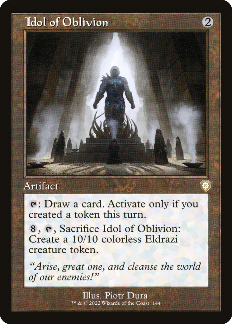 Idol of Oblivion (BRC-144) - The Brothers' War Commander - Premium MTG Single from Wizards of the Coast - Just $0.22! Shop now at Game Crave Tournament Store