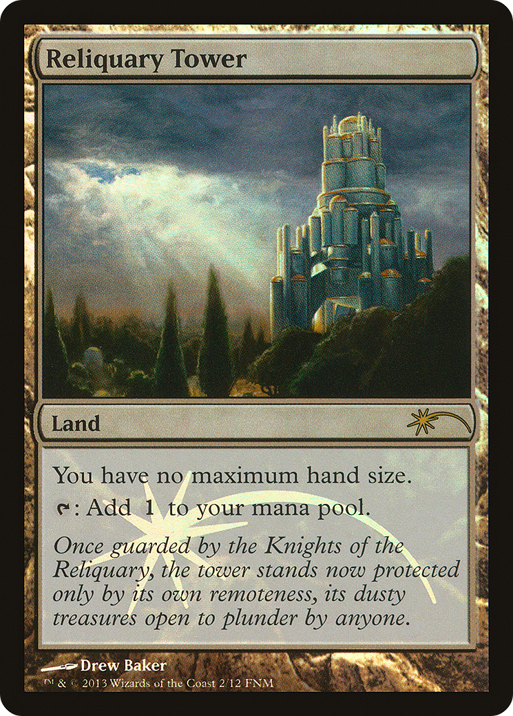 Reliquary Tower (F13-002) - Friday Night Magic 2013 Foil - Premium MTG Single from Wizards of the Coast - Just $12.10! Shop now at Game Crave Tournament Store