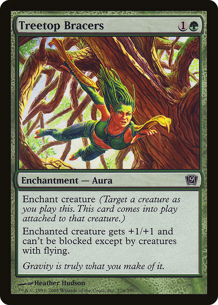 Treetop Bracers (9ED-276★) - Ninth Edition Foil - Premium MTG Single from Wizards of the Coast - Just $0.34! Shop now at Game Crave Tournament Store