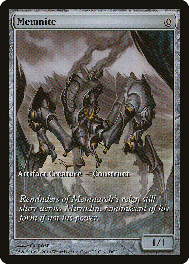 Memnite (PDCI-061) - DCI Promos - Premium MTG Single from Wizards of the Coast - Just $2.26! Shop now at Game Crave Tournament Store