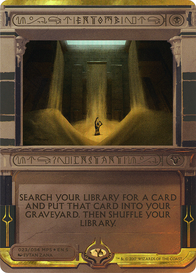 Entomb (MP2-023) - Amonkhet Invocations (Borderless) Foil - Premium MTG Single from Wizards of the Coast - Just $72.18! Shop now at Game Crave Tournament Store