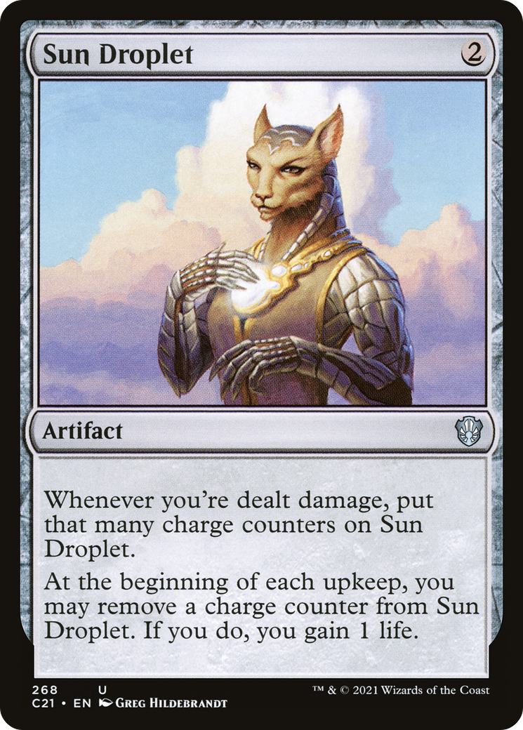 Sun Droplet (C21-268) - Commander 2021 - Premium MTG Single from Wizards of the Coast - Just $0.25! Shop now at Game Crave Tournament Store