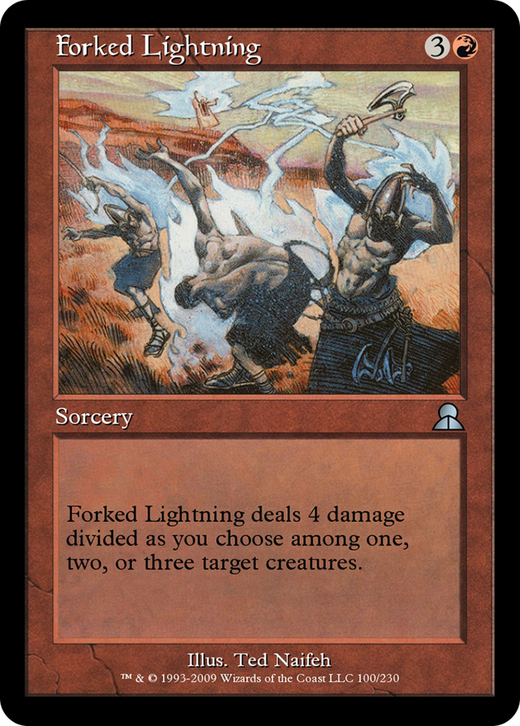 Forked Lightning (ME3-100) - Masters Edition III - Premium MTG Single from Wizards of the Coast - Just $0! Shop now at Game Crave Tournament Store