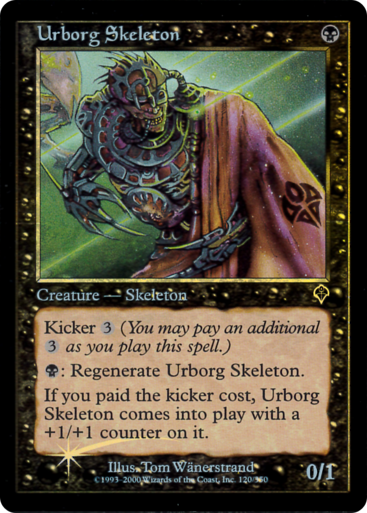 Urborg Skeleton (INV-134★) - Invasion Foil - Premium MTG Single from Wizards of the Coast - Just $0.25! Shop now at Game Crave Tournament Store
