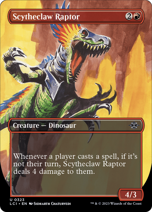 Scytheclaw Raptor (LCI-323) - The Lost Caverns of Ixalan (Borderless) - Premium MTG Single from Wizards of the Coast - Just $0.08! Shop now at Game Crave Tournament Store