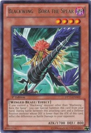 Blackwing - Bora the Spear (DP11-EN002) - Duelist Pack 11: Crow 1st Edition - Premium Yugioh Single from Konami - Just $0.54! Shop now at Game Crave Tournament Store