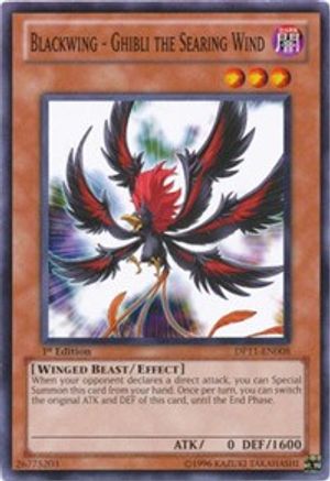 Blackwing - Ghibli the Searing Wind (DP11-EN008) - Duelist Pack 11: Crow 1st Edition - Premium Yugioh Single from Konami - Just $0.25! Shop now at Game Crave Tournament Store