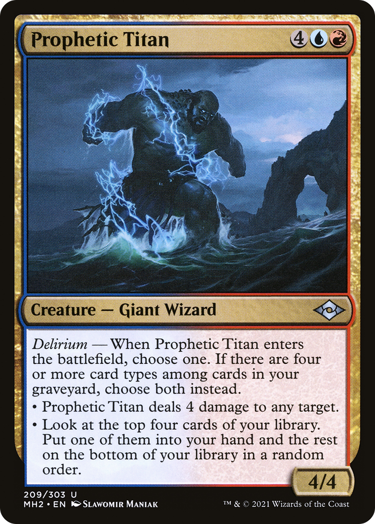 Prophetic Titan (MH2-209) - Modern Horizons 2 - Premium MTG Single from Wizards of the Coast - Just $0.08! Shop now at Game Crave Tournament Store