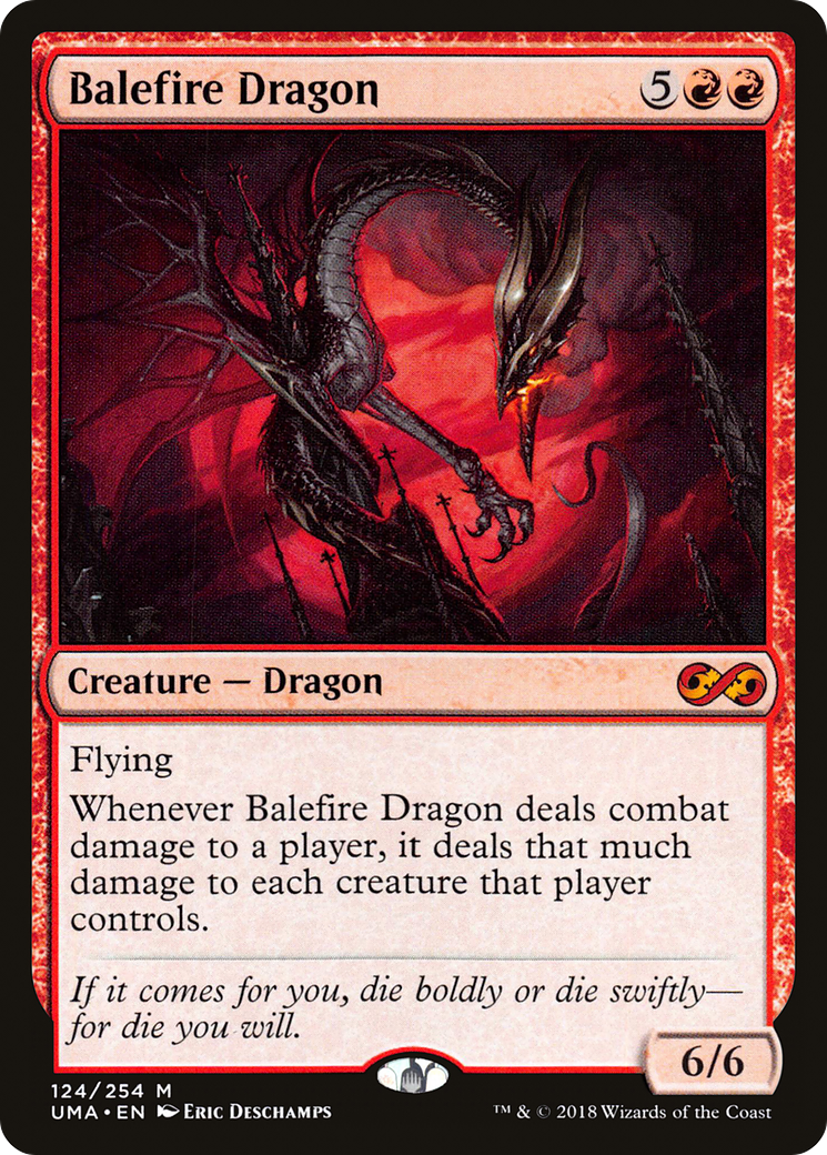 Balefire Dragon (UMA-124) - Ultimate Masters Foil - Premium MTG Single from Wizards of the Coast - Just $3.45! Shop now at Game Crave Tournament Store