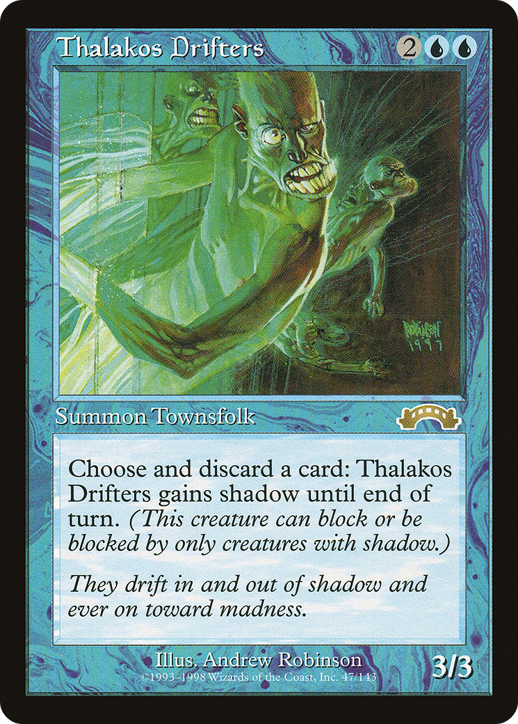 Thalakos Drifters (EXO-047) - Exodus - Premium MTG Single from Wizards of the Coast - Just $0.11! Shop now at Game Crave Tournament Store