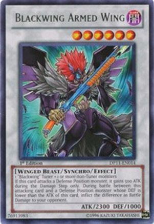 Blackwing Armed Wing (DP11-EN014) - Duelist Pack 11: Crow 1st Edition - Premium Yugioh Single from Konami - Just $1.82! Shop now at Game Crave Tournament Store