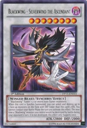 Blackwing - Silverwind the Ascendant (DP11-EN015) - Duelist Pack 11: Crow 1st Edition - Premium Yugioh Single from Konami - Just $4.86! Shop now at Game Crave Tournament Store