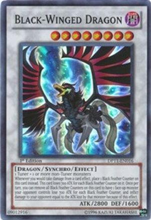 Black-Winged Dragon (DP11-EN016) - Duelist Pack 11: Crow 1st Edition - Premium Yugioh Single from Konami - Just $2.01! Shop now at Game Crave Tournament Store