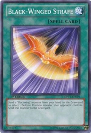 Black-Winged Strafe (DP11-EN019) - Duelist Pack 11: Crow 1st Edition - Premium Yugioh Single from Konami - Just $0.26! Shop now at Game Crave Tournament Store