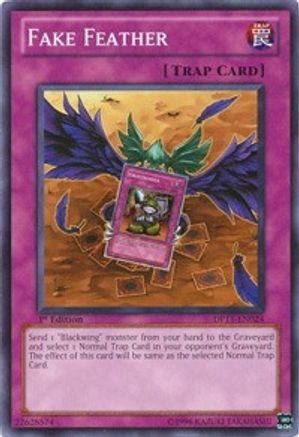 Fake Feather (DP11-EN024) - Duelist Pack 11: Crow 1st Edition - Premium Yugioh Single from Konami - Just $0.26! Shop now at Game Crave Tournament Store