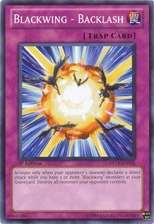 Blackwing - Backlash (DP11-EN025) - Duelist Pack 11: Crow 1st Edition - Premium Yugioh Single from Konami - Just $0.25! Shop now at Game Crave Tournament Store