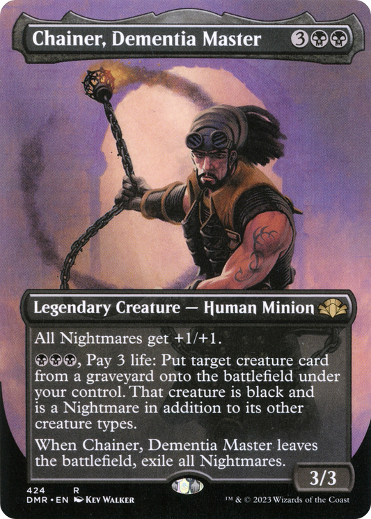 Chainer, Dementia Master (DMR-424) - Dominaria Remastered (Borderless) - Premium MTG Single from Wizards of the Coast - Just $0.25! Shop now at Game Crave Tournament Store
