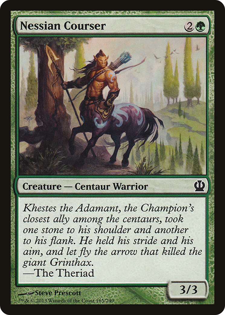 Nessian Courser (THS-165) - Theros Foil - Premium MTG Single from Wizards of the Coast - Just $0.08! Shop now at Game Crave Tournament Store