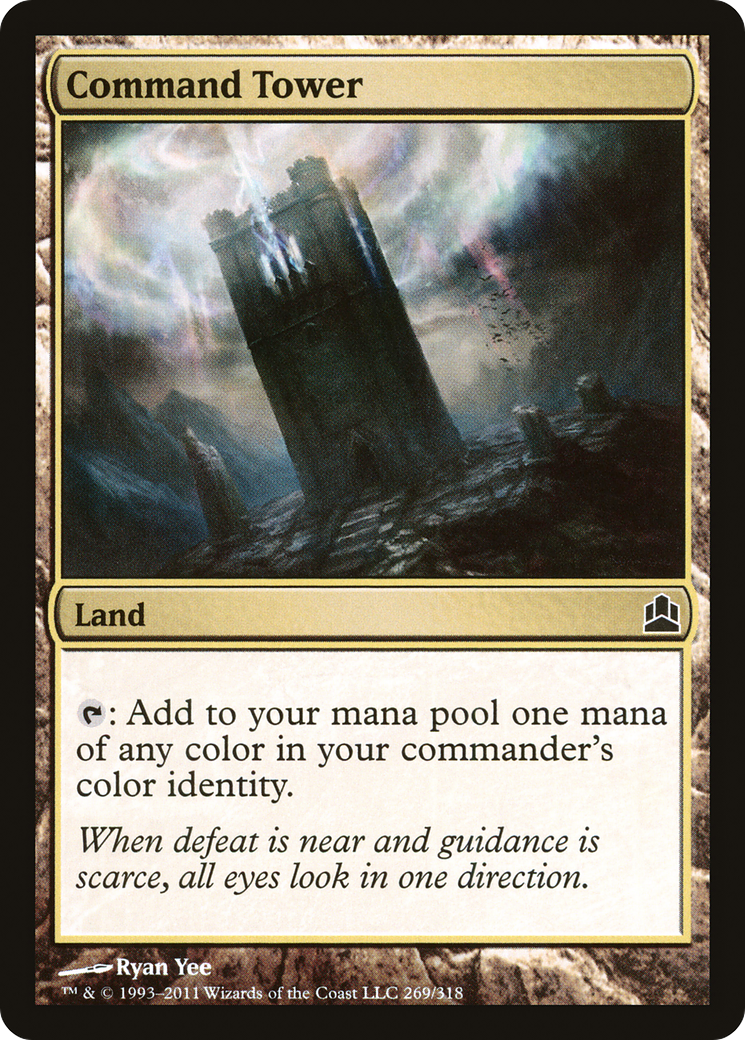 Command Tower (CMD-269) - Commander 2011 - Premium MTG Single from Wizards of the Coast - Just $0.16! Shop now at Game Crave Tournament Store