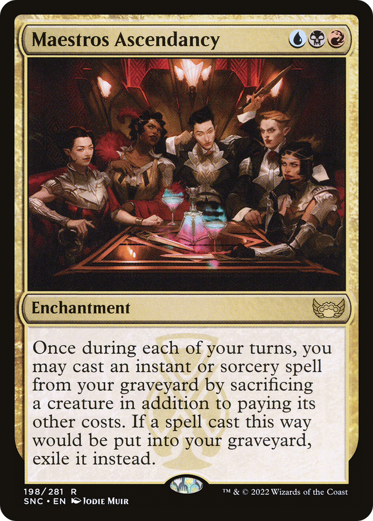 Maestros Ascendancy (SNC-198) - Streets of New Capenna Foil - Premium MTG Single from Wizards of the Coast - Just $0.25! Shop now at Game Crave Tournament Store