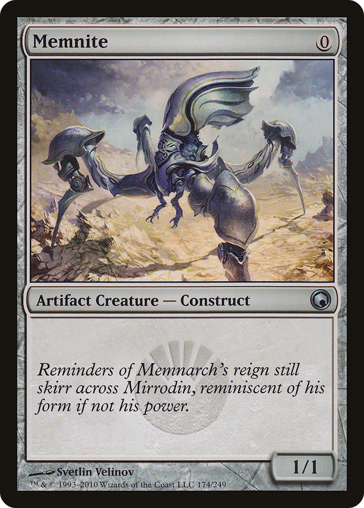 Memnite (SOM-174) - Scars of Mirrodin Foil - Premium MTG Single from Wizards of the Coast - Just $2.81! Shop now at Game Crave Tournament Store