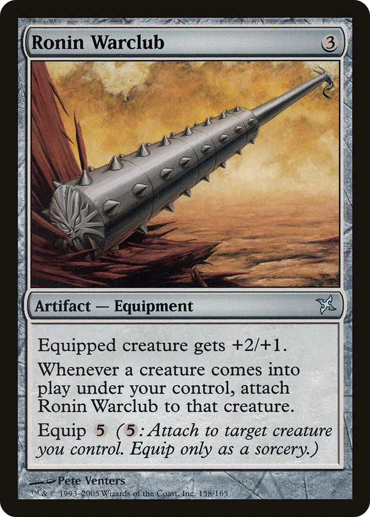 Ronin Warclub (BOK-158) - Betrayers of Kamigawa - Premium MTG Single from Wizards of the Coast - Just $0.27! Shop now at Game Crave Tournament Store