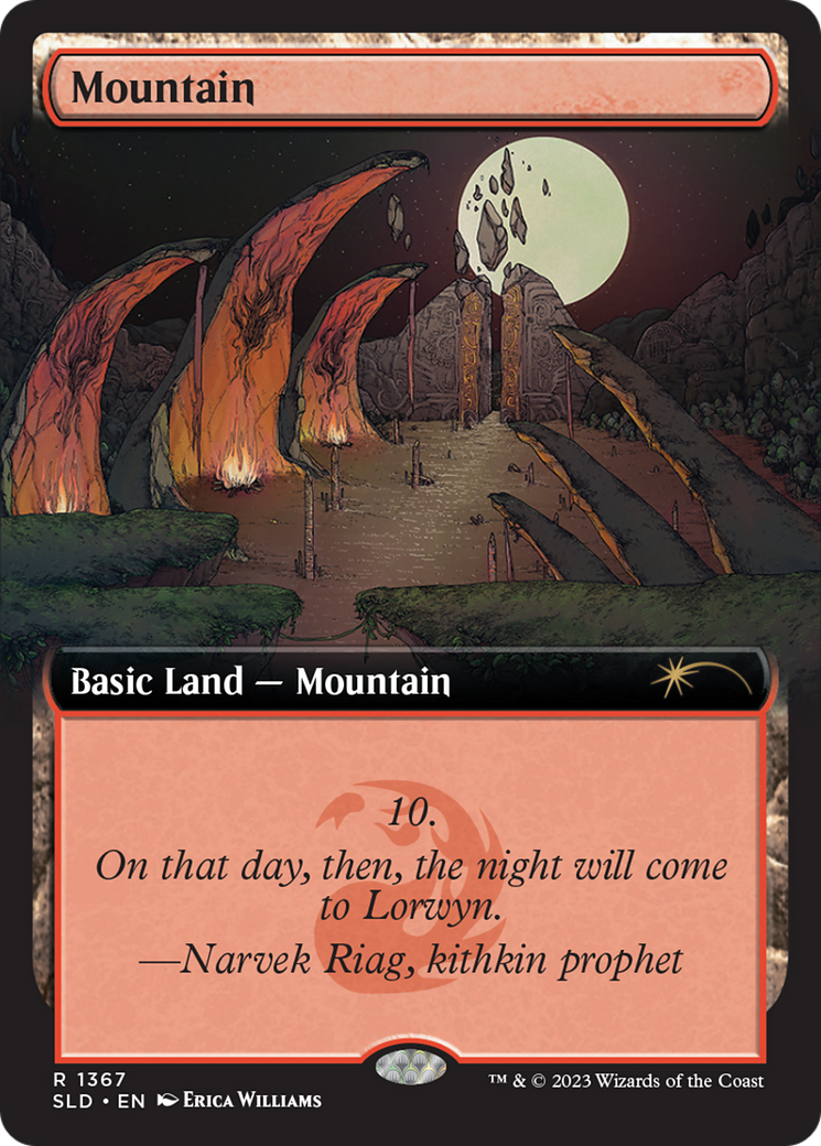Mountain (SLD-1367) - Secret Lair Drop: (Extended Art) Foil - Premium MTG Single from Wizards of the Coast - Just $1.37! Shop now at Game Crave Tournament Store