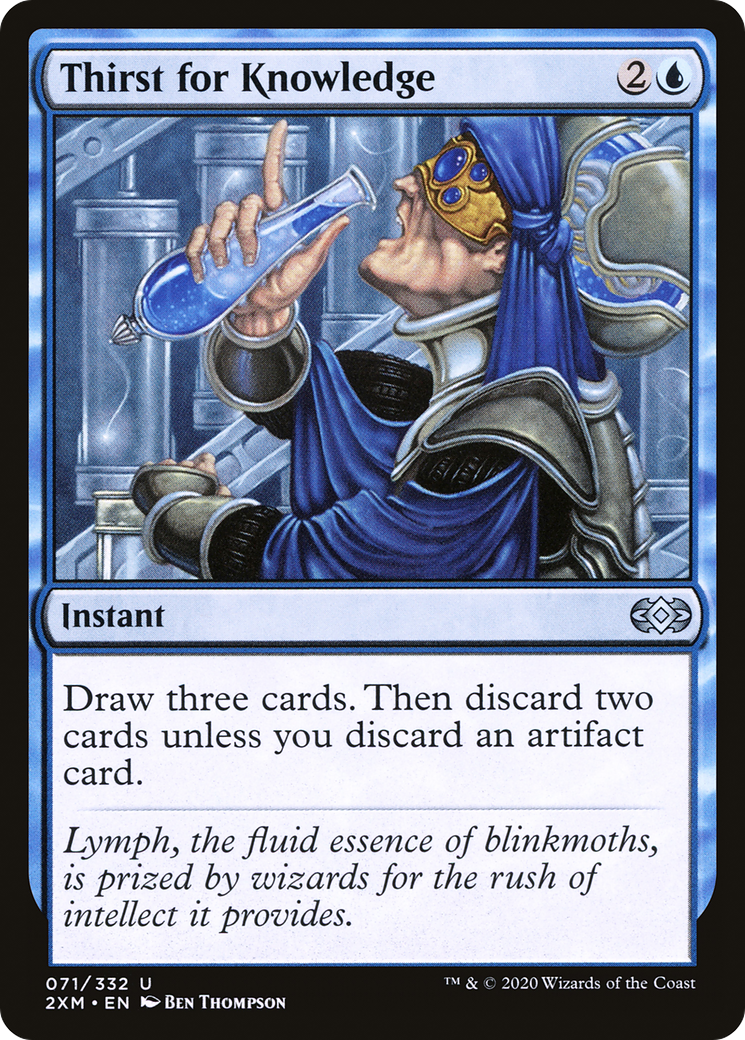 Thirst for Knowledge (2XM-071) - Double Masters - Premium MTG Single from Wizards of the Coast - Just $0.13! Shop now at Game Crave Tournament Store