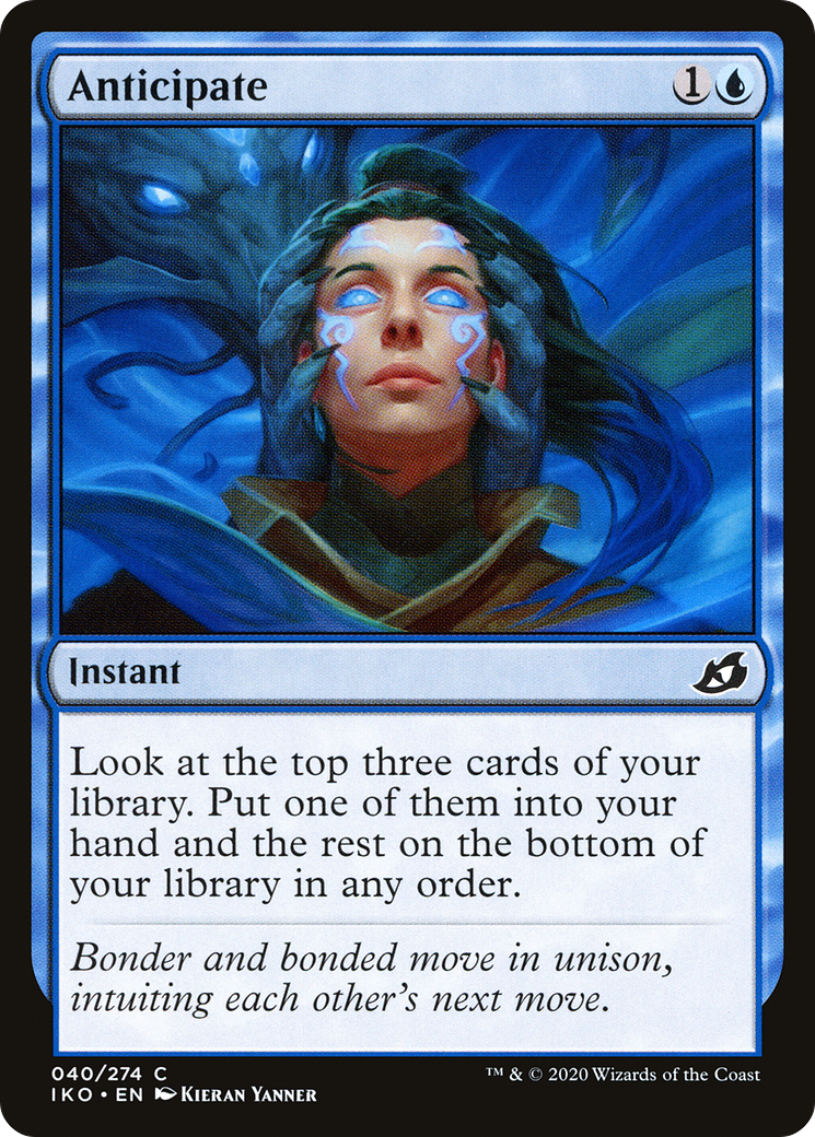 Anticipate (IKO-040) - Ikoria: Lair of Behemoths Foil - Premium MTG Single from Wizards of the Coast - Just $0.25! Shop now at Game Crave Tournament Store