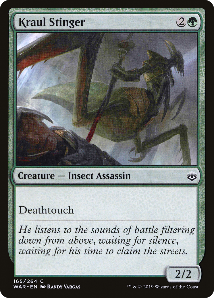 Kraul Stinger (WAR-165) - War of the Spark - Premium MTG Single from Wizards of the Coast - Just $0.08! Shop now at Game Crave Tournament Store