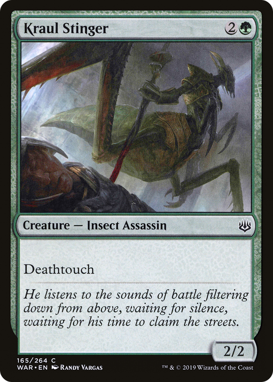 Kraul Stinger (WAR-165) - War of the Spark - Premium MTG Single from Wizards of the Coast - Just $0.08! Shop now at Game Crave Tournament Store