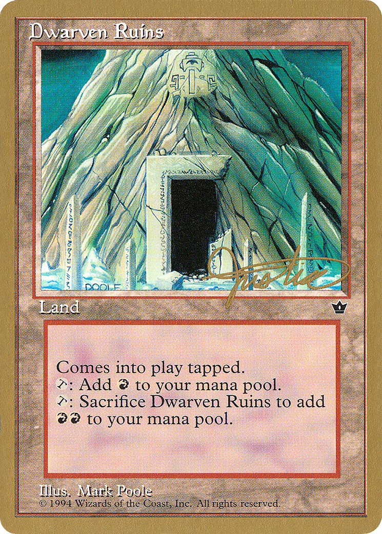 Dwarven Ruins (PTC-MJ94) - Pro Tour Collector Set - Premium MTG Single from Wizards of the Coast - Just $0.11! Shop now at Game Crave Tournament Store