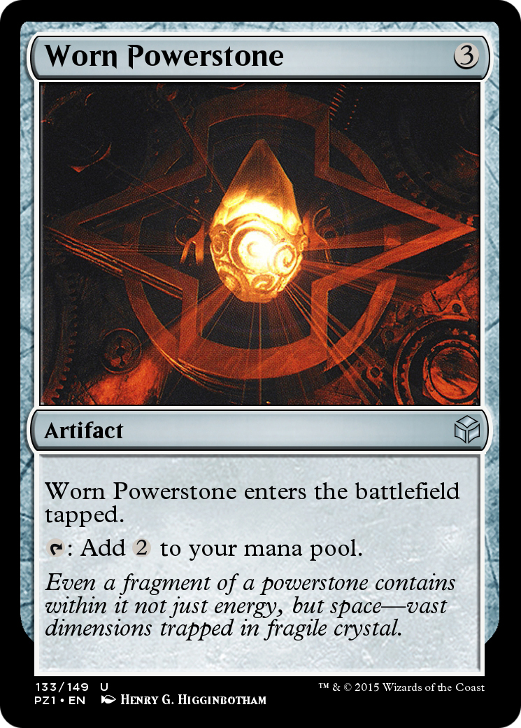 Worn Powerstone (PZ1-133) - Legendary Cube Prize Pack - Premium MTG Single from Wizards of the Coast - Just $0! Shop now at Game Crave Tournament Store