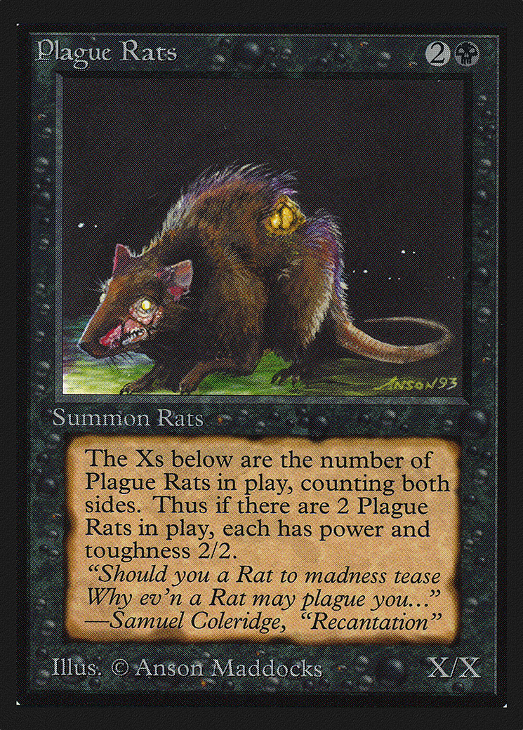 Plague Rats (CEI-122) - Intl. Collectors' Edition - Premium MTG Single from Wizards of the Coast - Just $0.60! Shop now at Game Crave Tournament Store